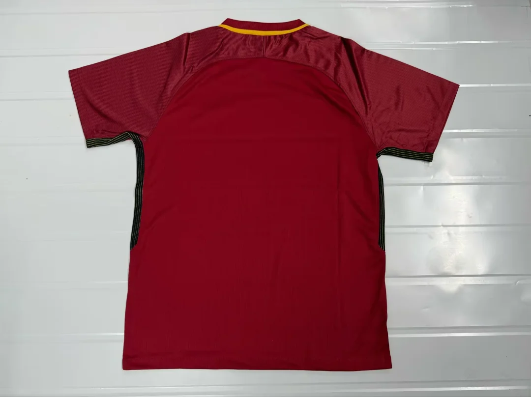 2017/2018 Retro AS Roma Home Football Shirt 1:1 Thai Quality