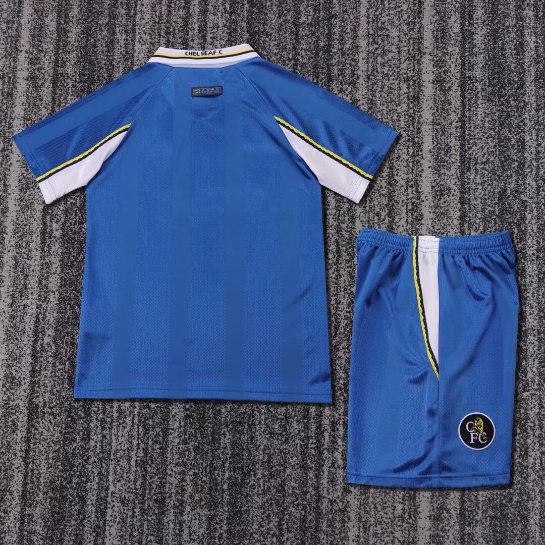 1997/1999 Retro Chelsea Home FootballShirt Kids Size 1:1 Thai Quality