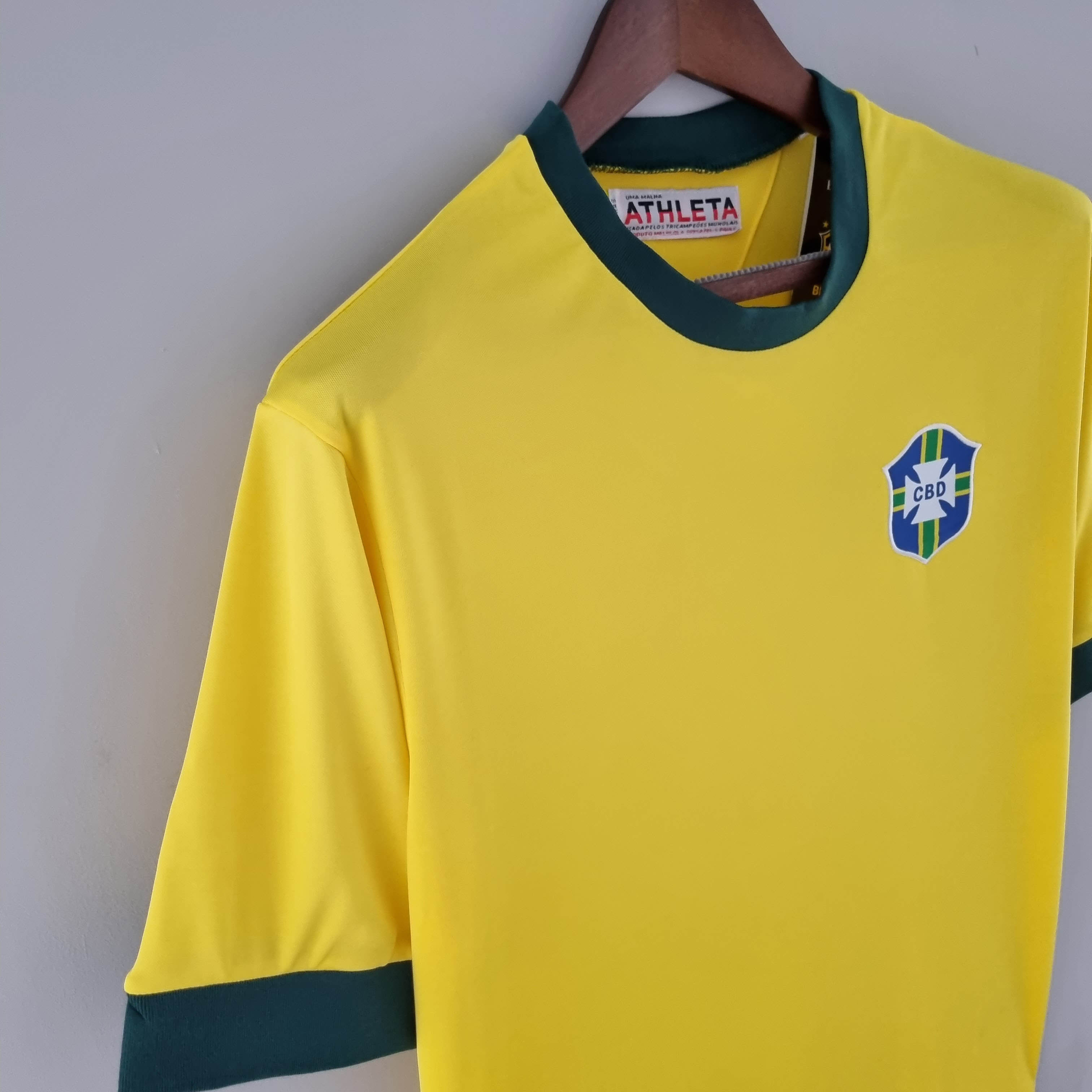 1970 Retro Brazil Home Football Shirt