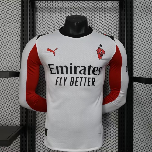 2025/2026 Player Version Long AC Milan  Football Shirt