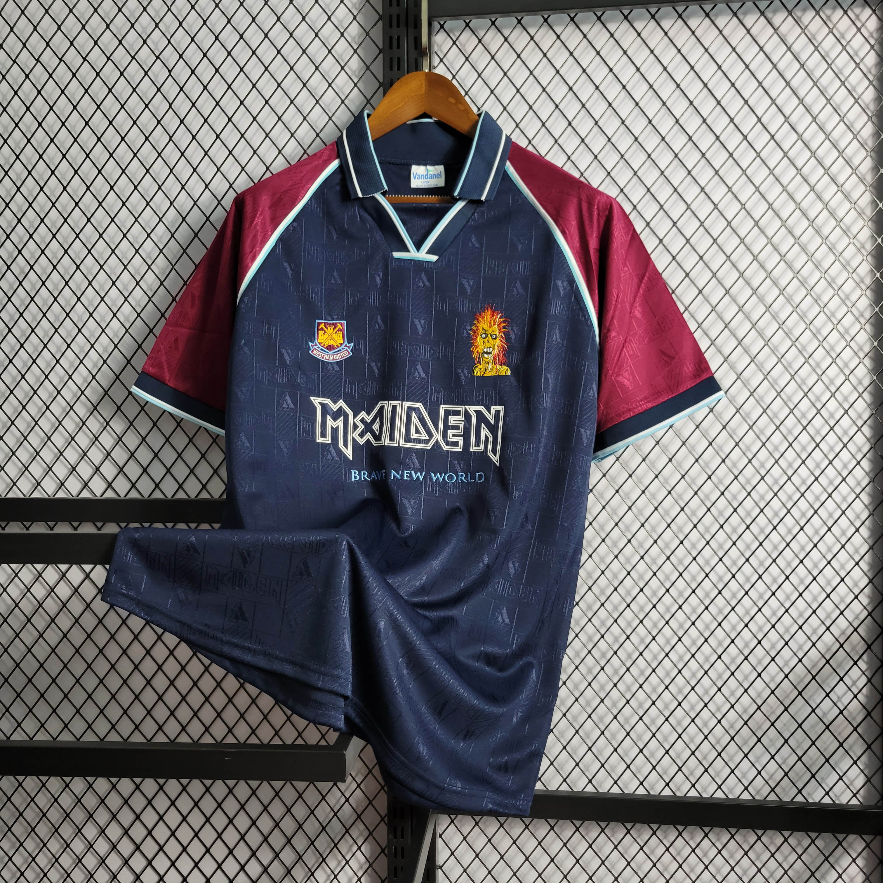 1999 Retro West Ham United Iron Lady Home Football Shirt