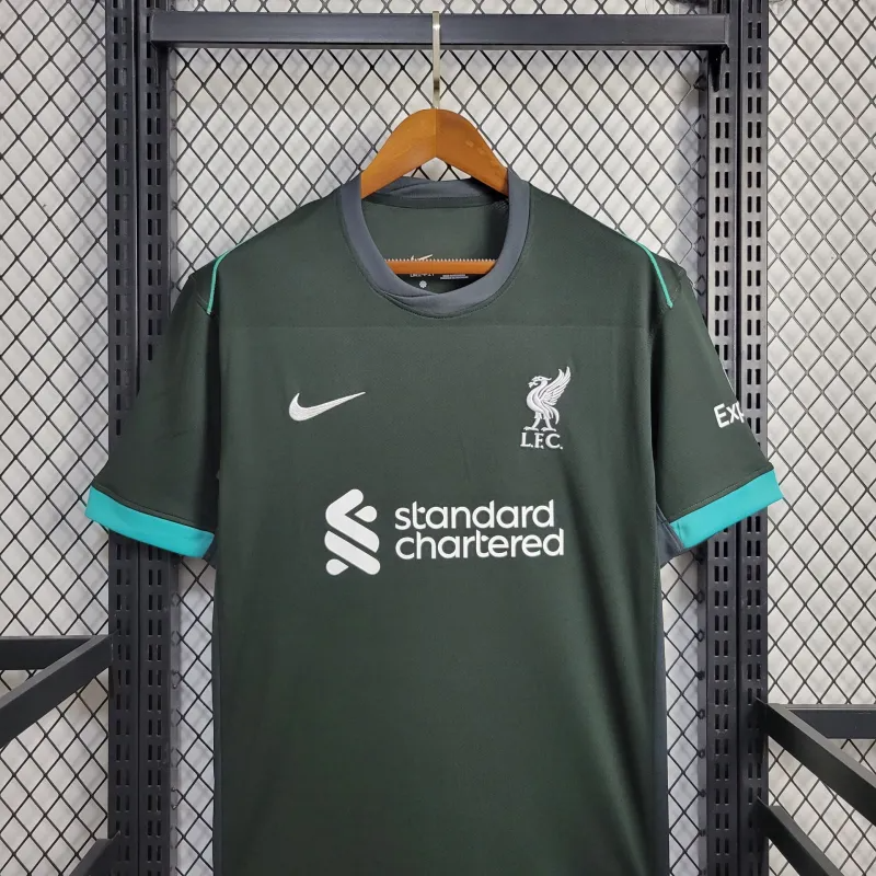 [CHAMPIONS】2024/2025 Liverpool Away Gold custom Football Shirt