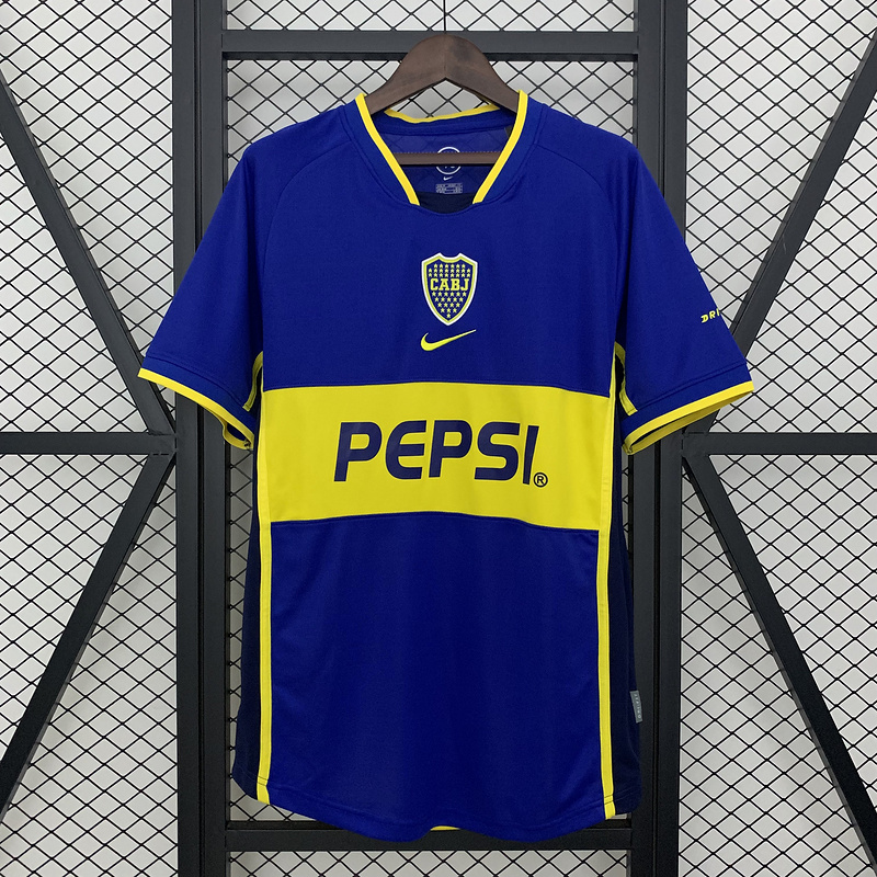 2002/2003 Retro Boca Juniors HomeFootball shirt 1:1 Thai Quality