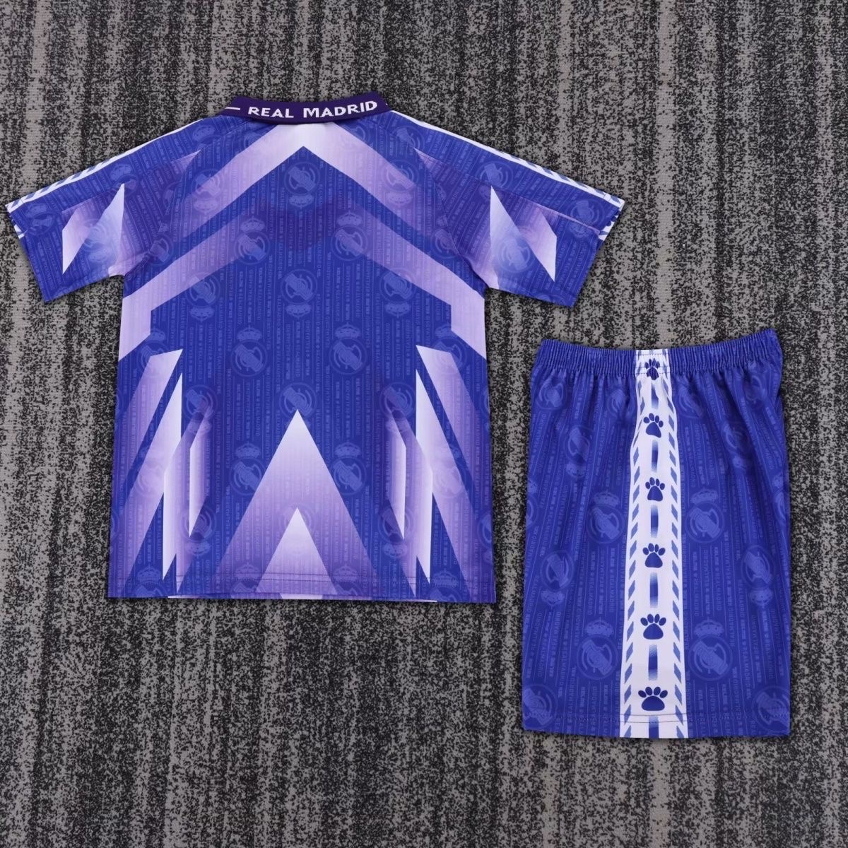 1996/1997 Retro Real Madrid AwayFootball Shirt Kids Size 1:1 Thai Quality