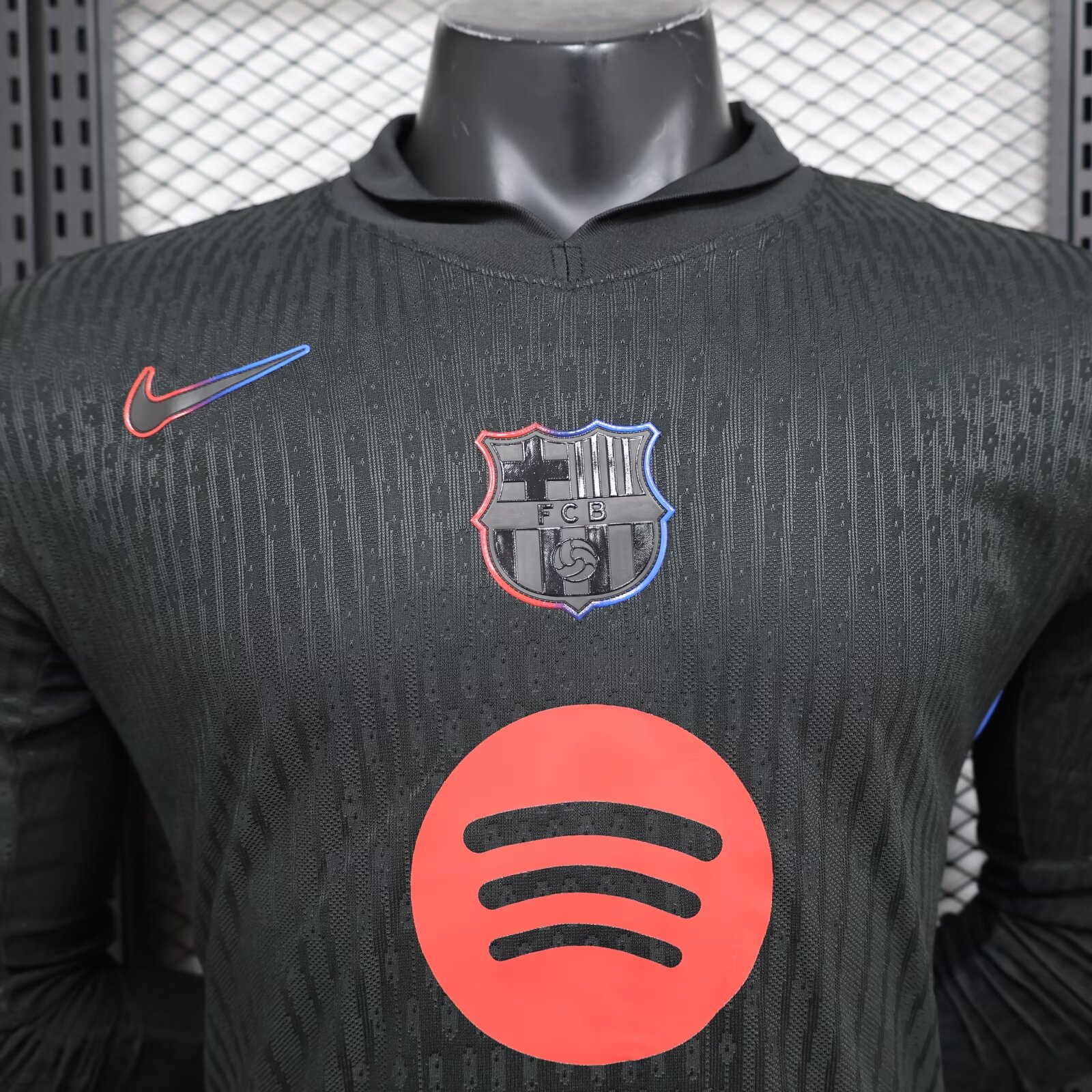2024/2025 Long Sleeve Player Version Barcelona Away Football Shirt