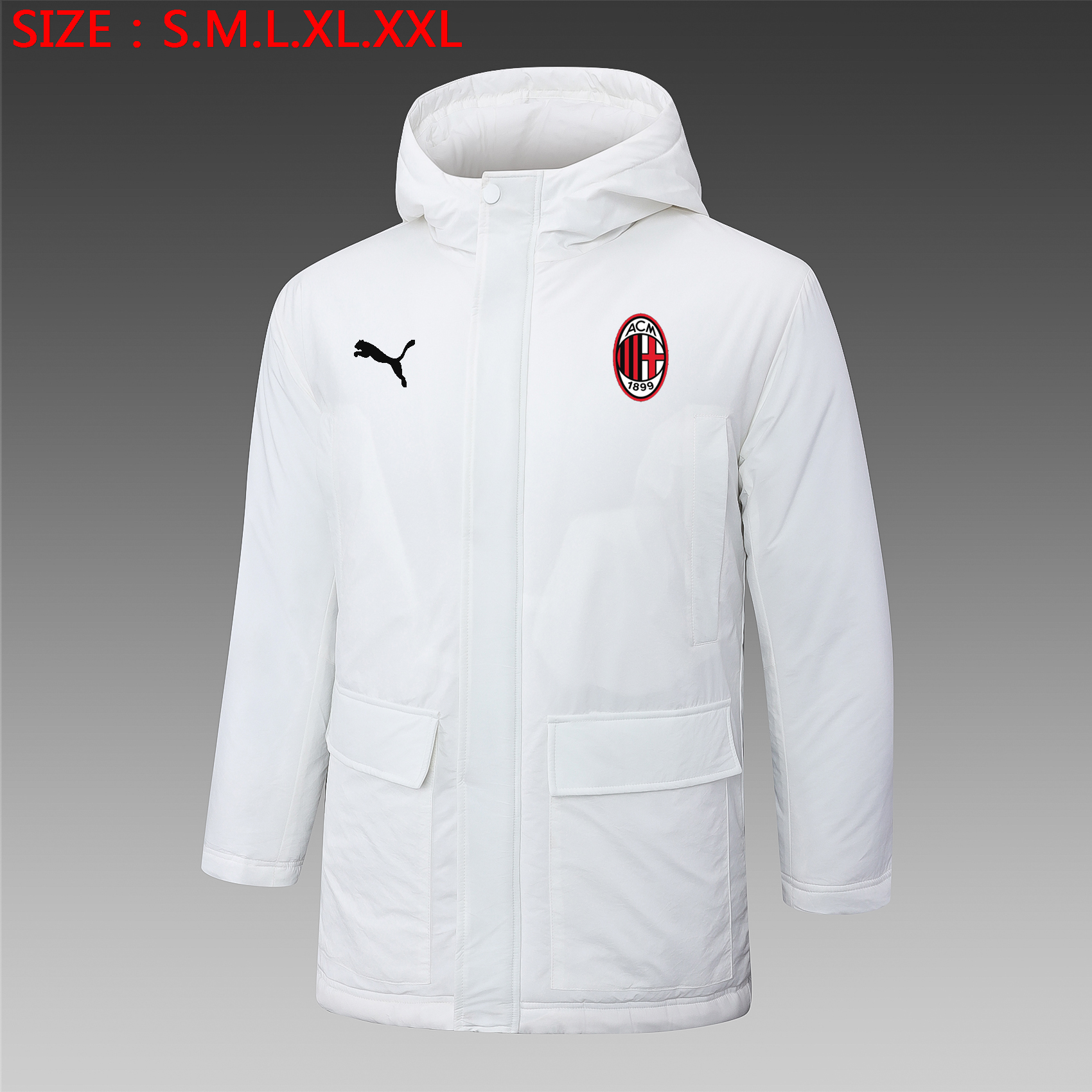 2024/2025 Ac Milan Winter Warm Cotton Coat