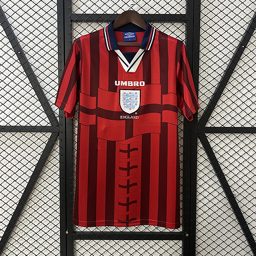 1998 Retro England Away Football Shirt 1:1 Thai Quality