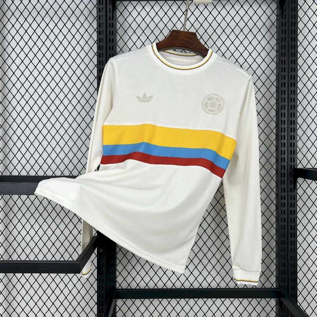 2024 Long Sleeve Colombia 100th Anniversary Football Shirt 1:1 Thai Quality