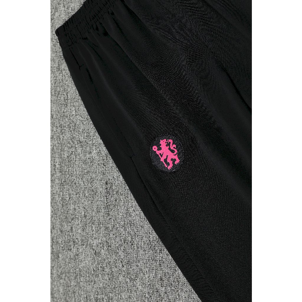 2024/2025 Chelsea Hooded Long Sleeves Training Suit Pink Football Shirt