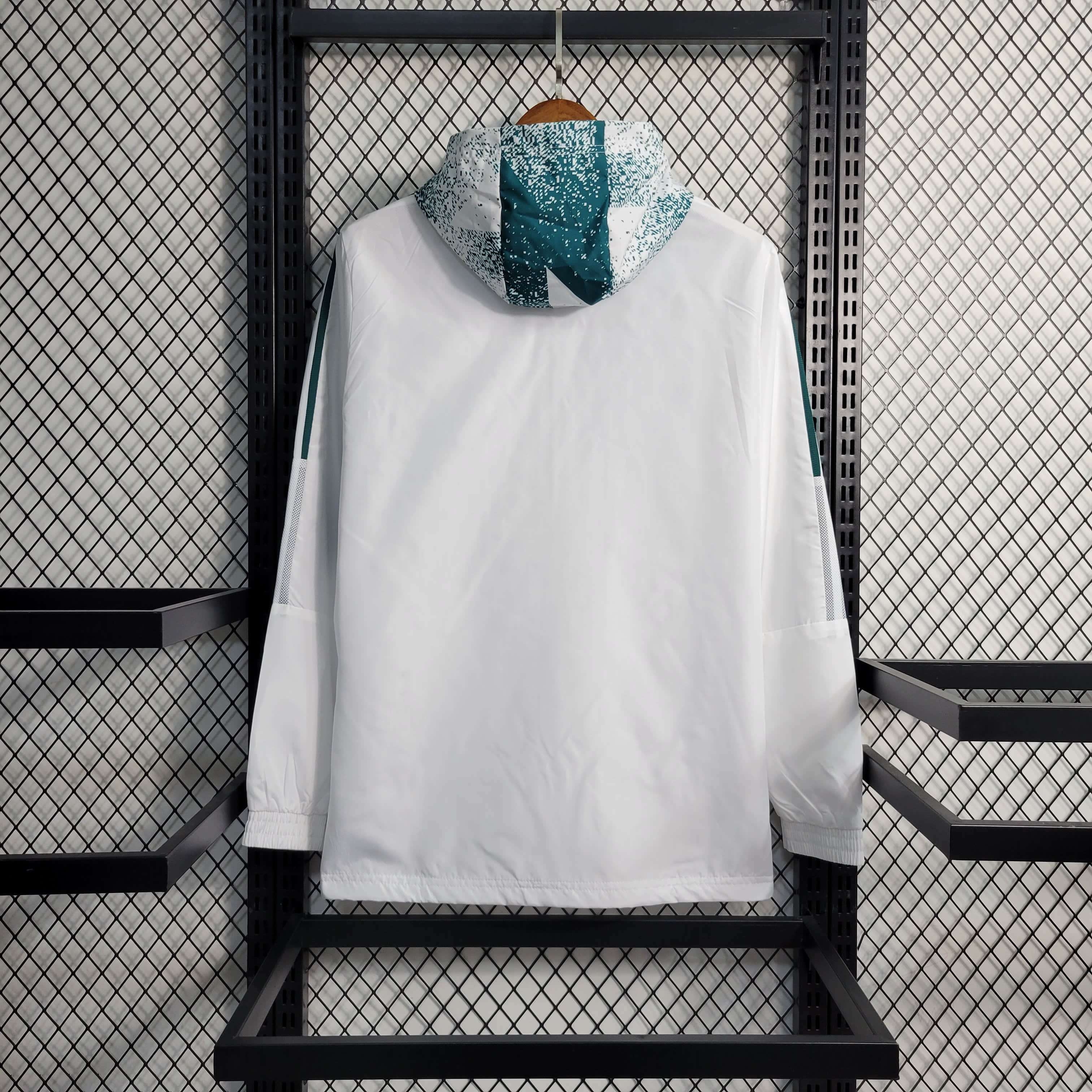 2023/2024 Bayern Munchen Windbreaker(White-Green)Football Shirt