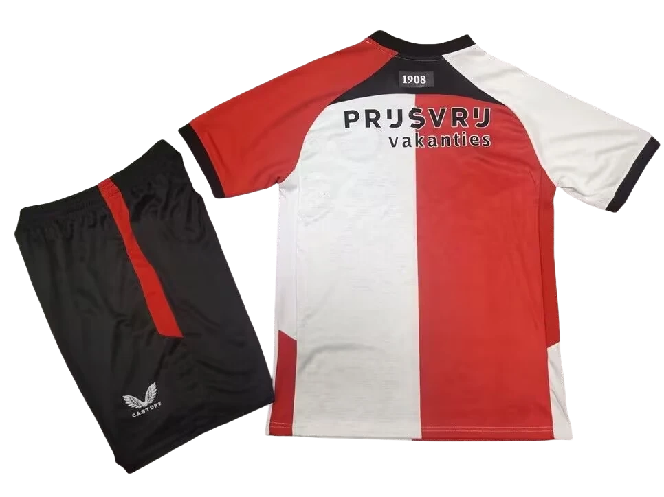 2024/2025 Feyenoord Home Football Shirt Kids Size