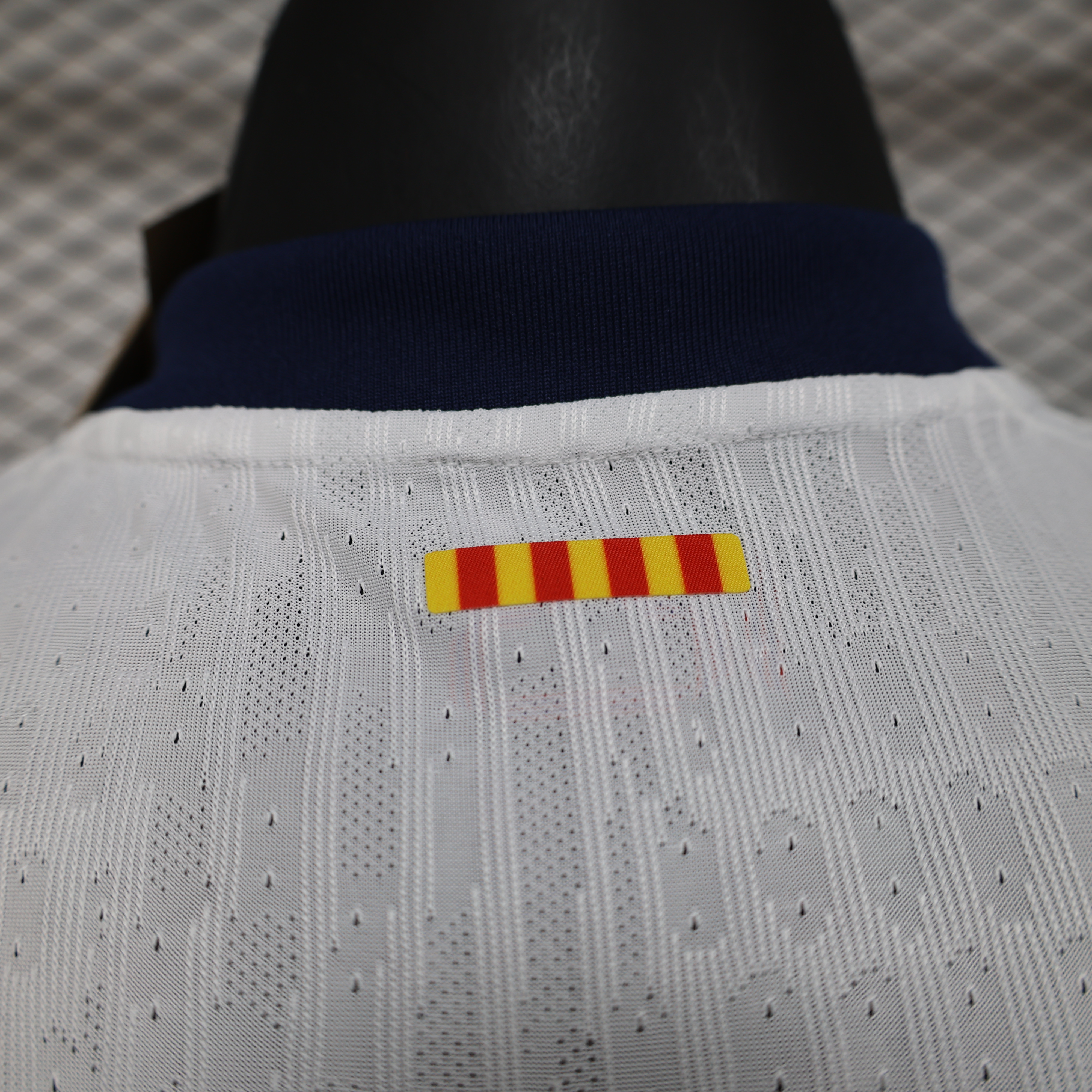 2024/2025 Authentic Barcelona Away White Sun and Moon Football Shirt