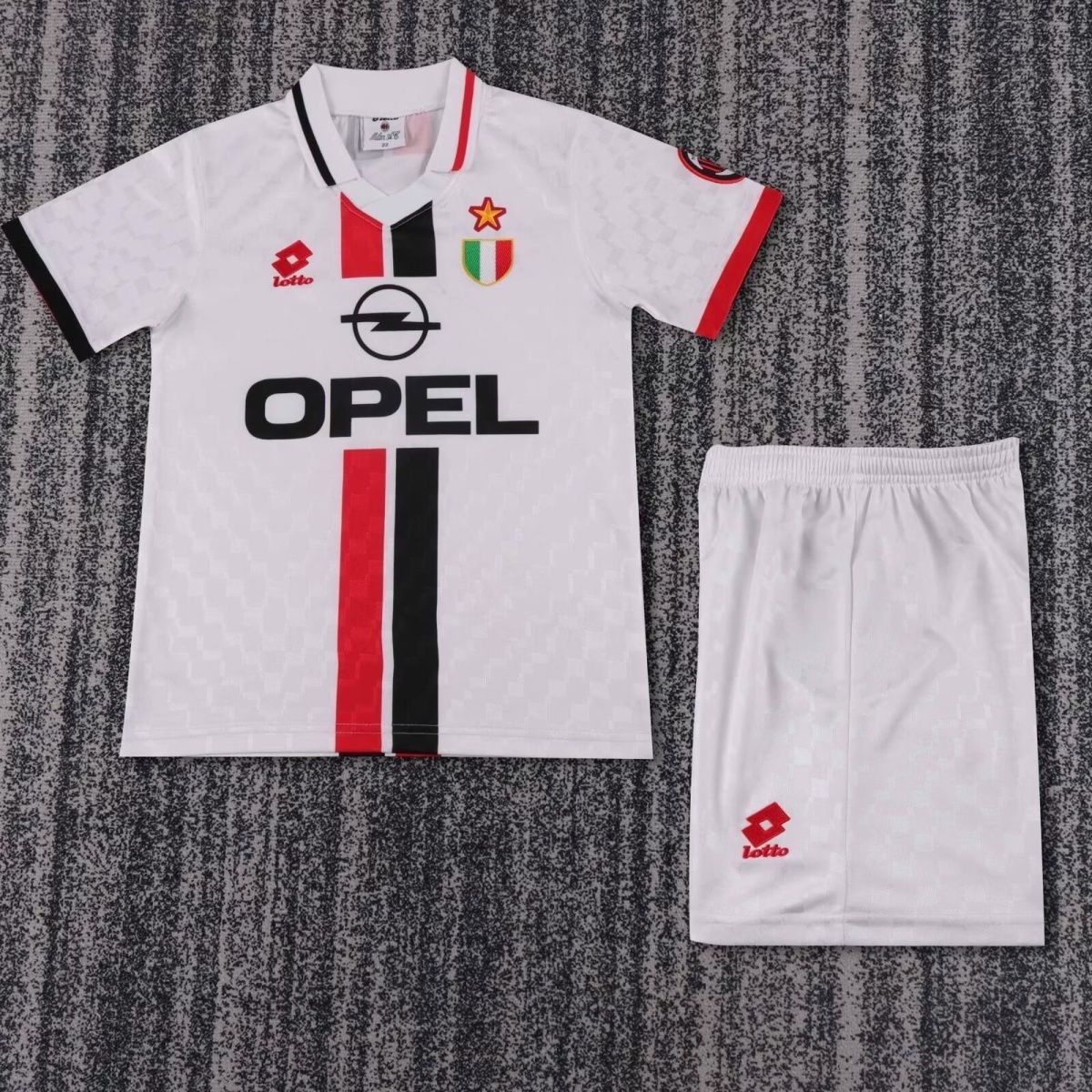 1996/1997 Retro Ac Milan Away FootballShirt Kids Size 1:1 Thai Quality