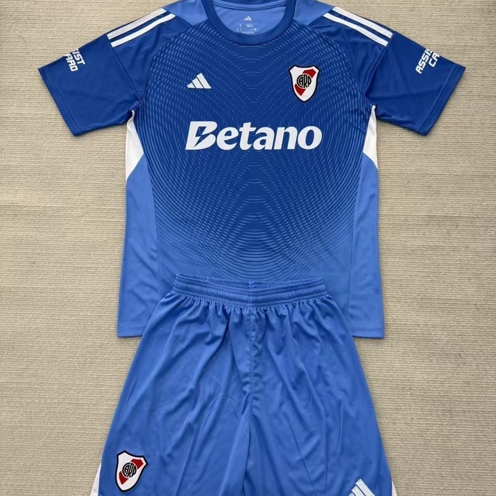 2025/2026 River Plate GoalkeeperFootball shirt Kids Size 1:1 Thai Quality