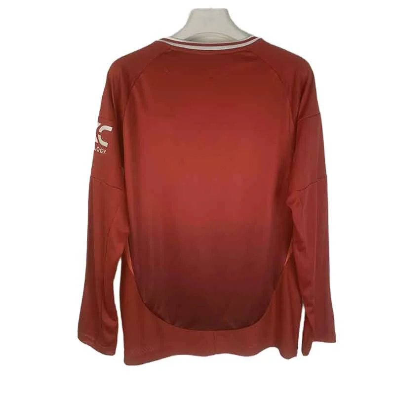 2024/2025 Long Sleeve Manchester United Home Football Shirt