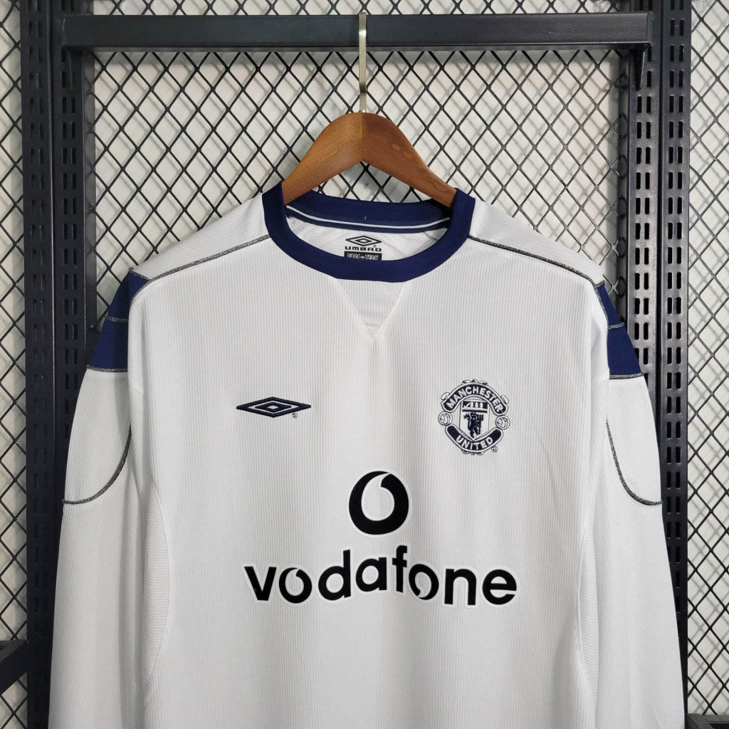 1999/2000 Retro Long Sleeve Manchester United Away Football Shirt
