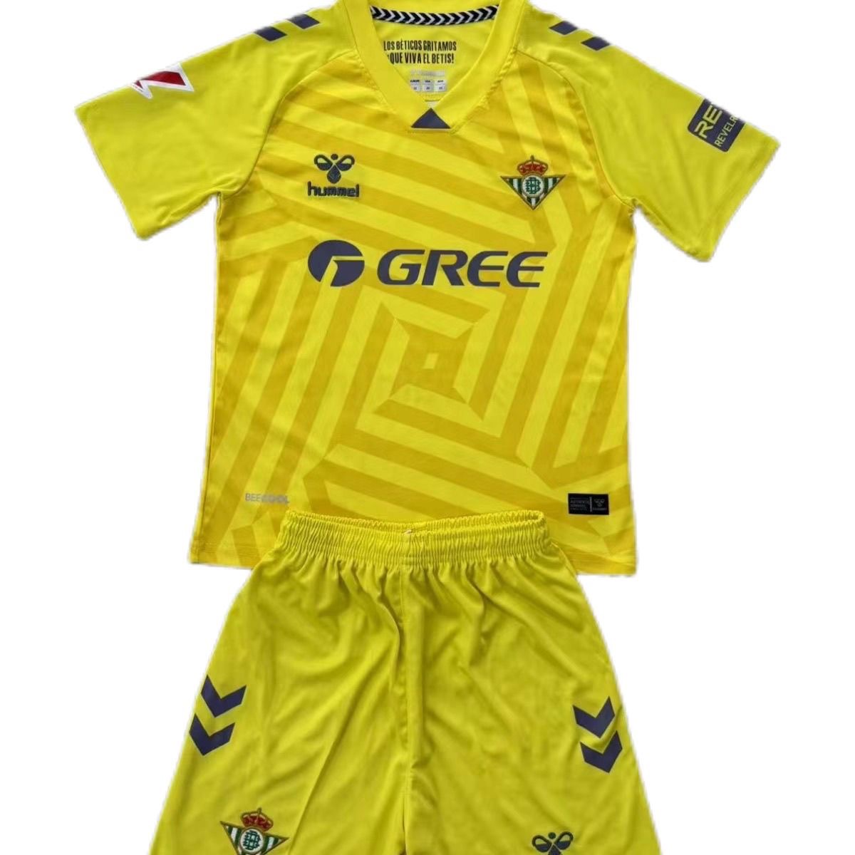 2025/2026 Real Betis GoalkeeperFootball Shirt Kids Size 1:1 Thai Quality