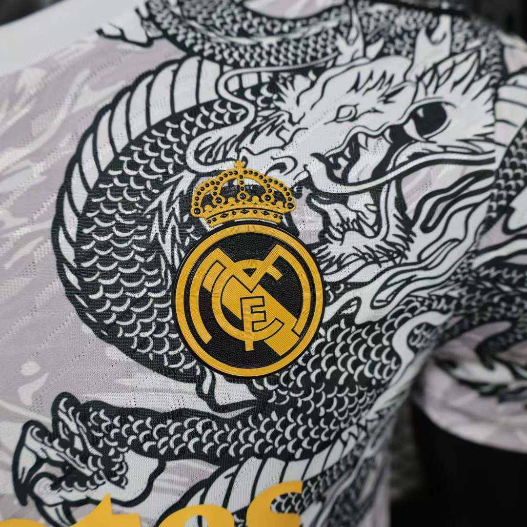 2024/2025 Player Version Real Madrid Special Edition Dragon Football Shirt