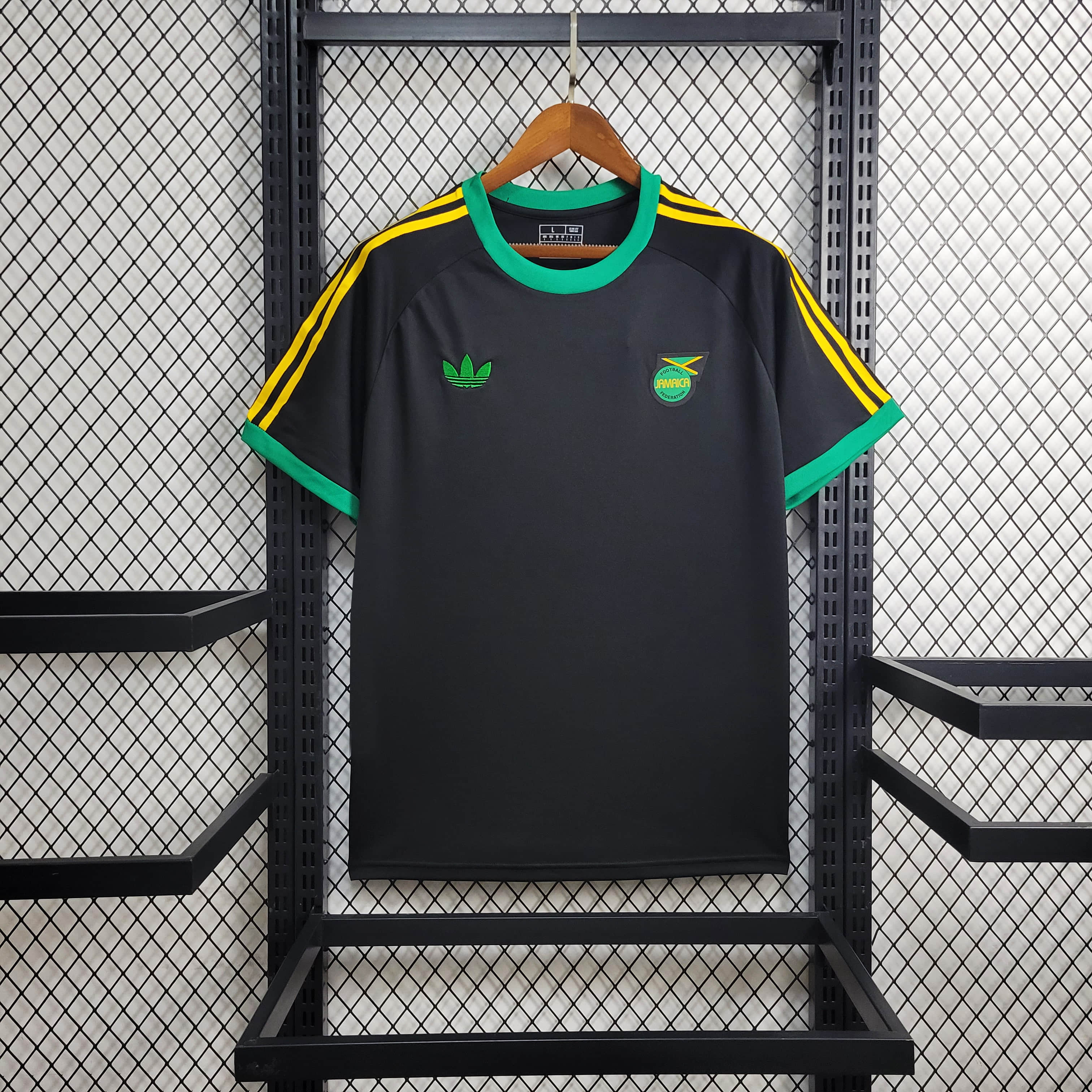 2024 Jamaica Training Wear Black Football Shirt