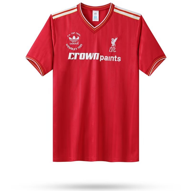 1985/1986 Retro Liverpool Home Football Shirt