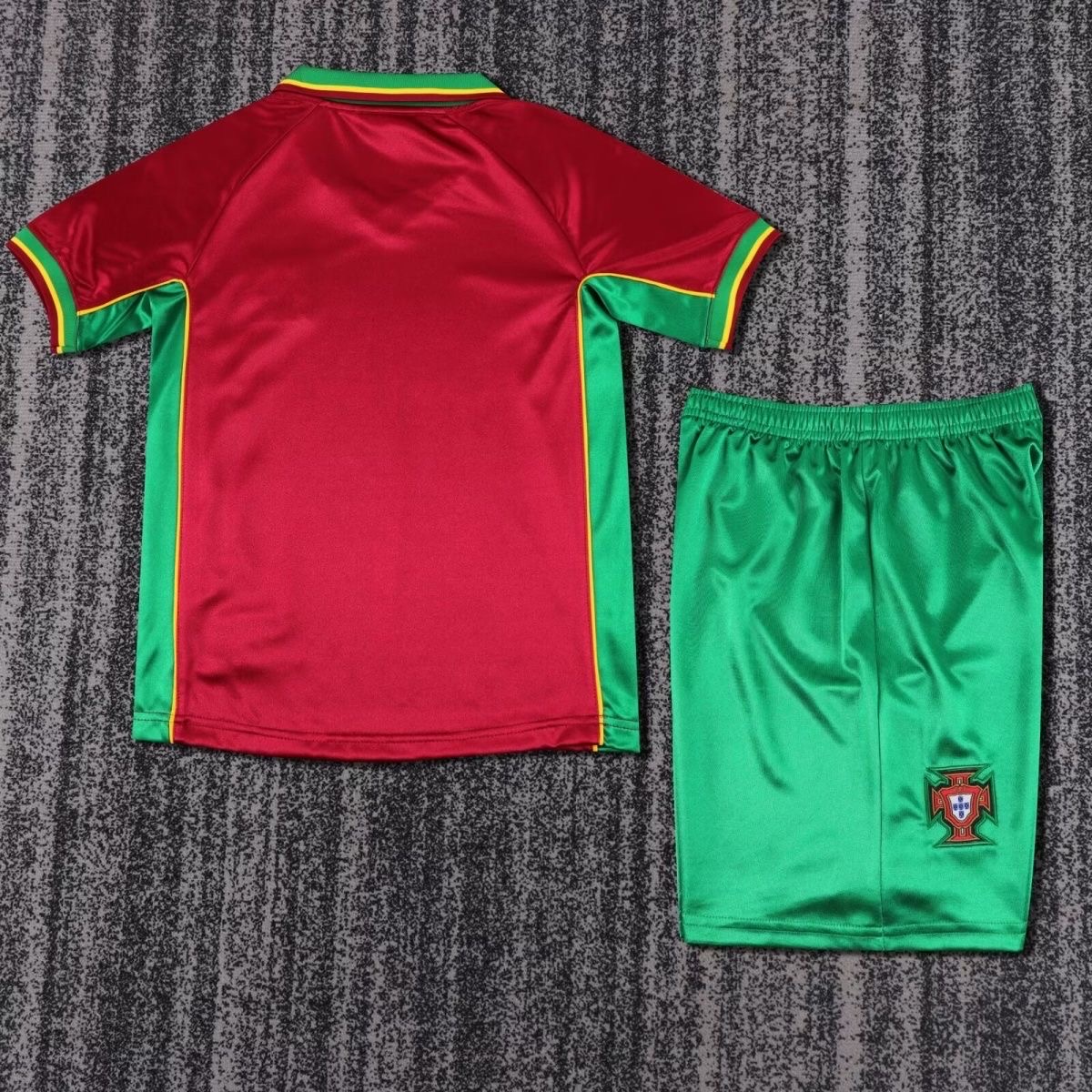 1998 Retro Portugal Home Football ShirtKids Size 1:1 Thai Quality