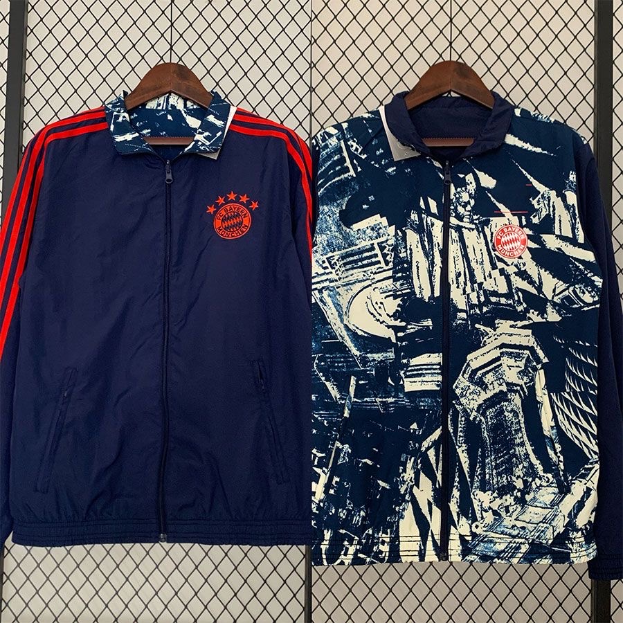 2024/2025 Bayern Munchen Reversible Windbreaker Football Shirt