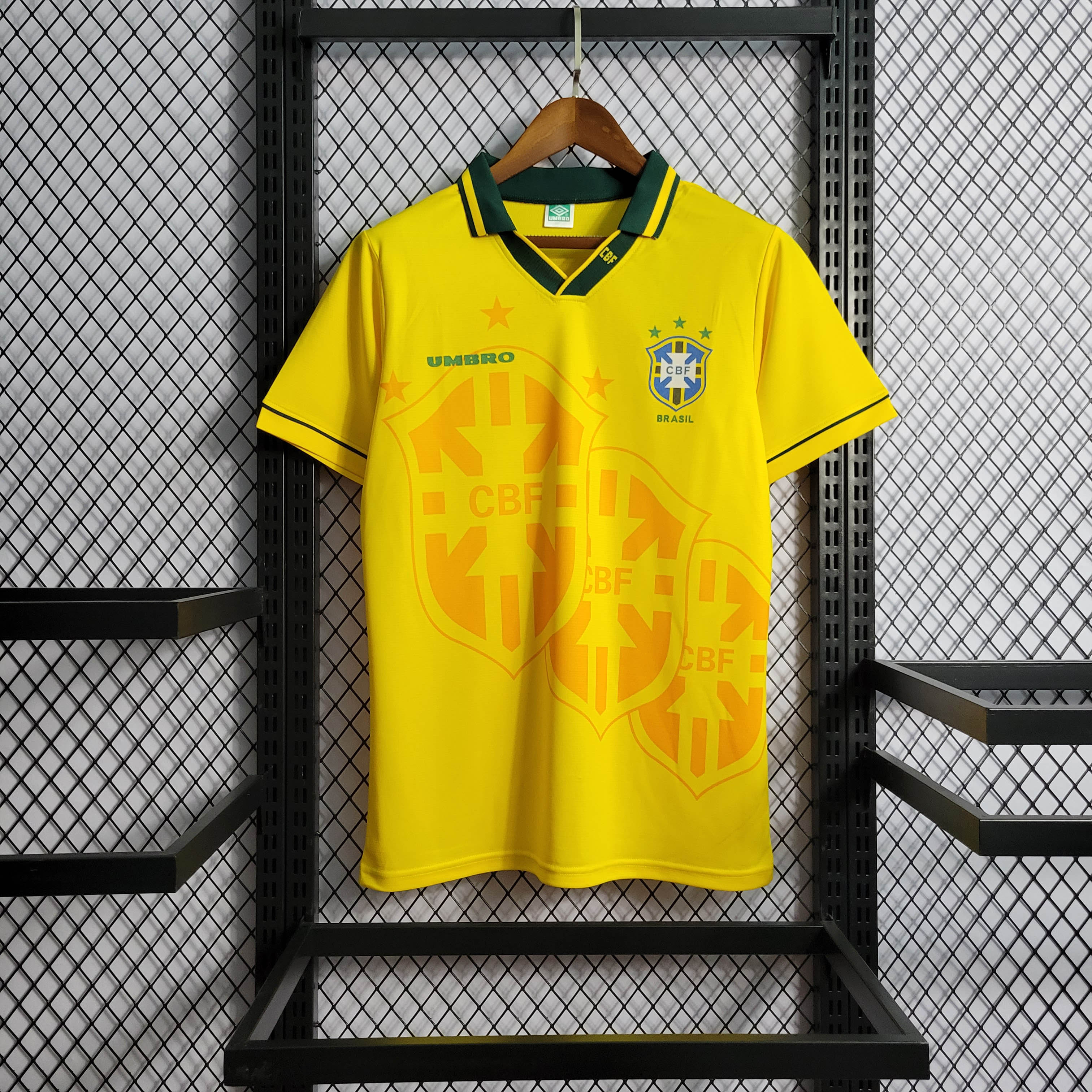 1994 Retro Brazil Home Football Shirt