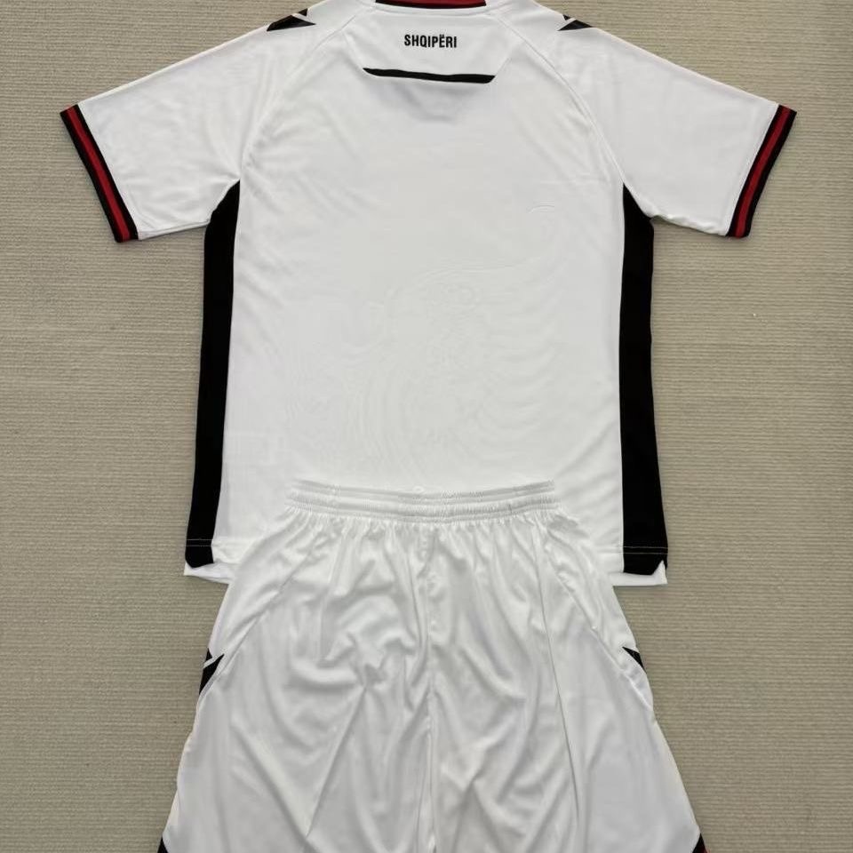 2025 Albania Away Football Shirt KidsSize 1:1 Thai Quality