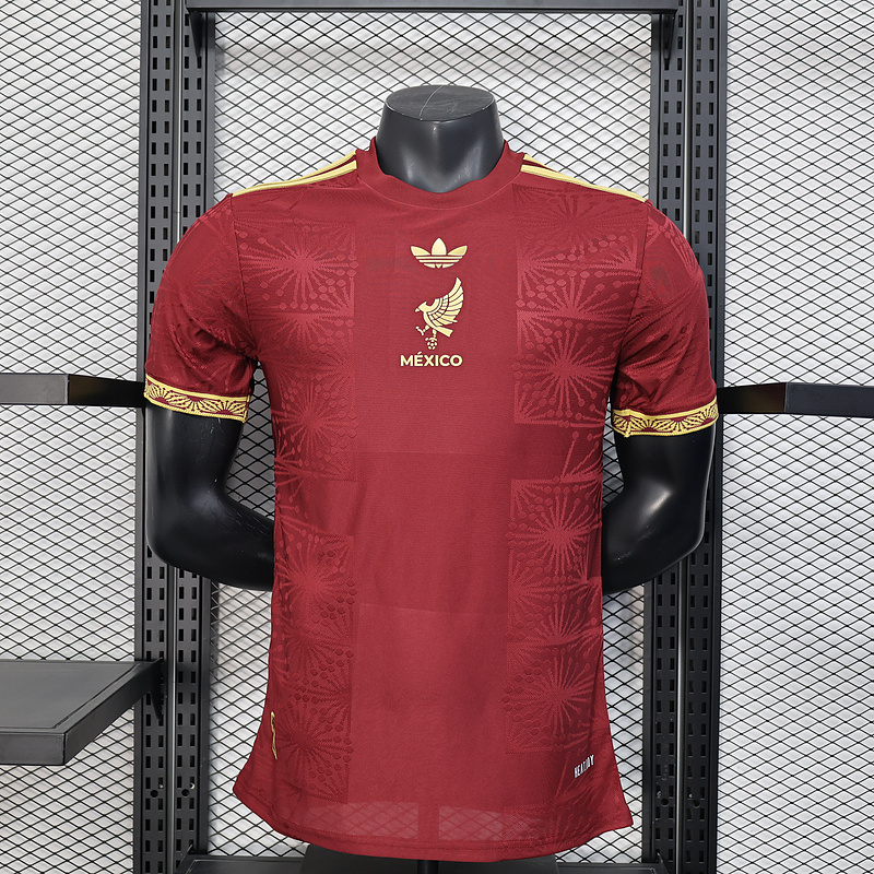 2024 Player Version Mexico Trophy Edition Red Football Shirt