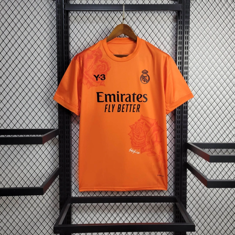2024/2025 Real Madrid Y-3 Special Edition Orange Football Shirt