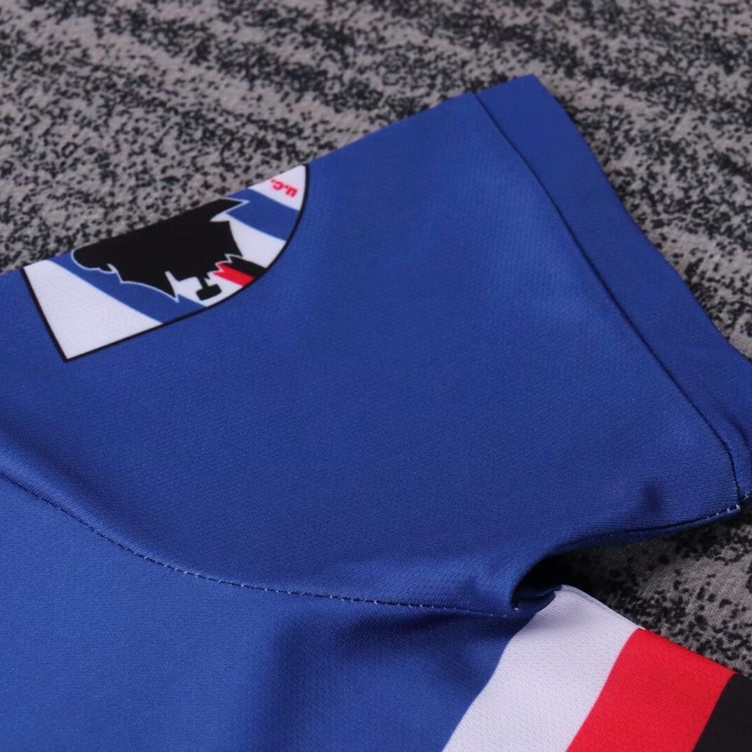 1990/1991 Retro Sampdoria HomeFootball Shirt Kids Size 1:1 Thai Quality