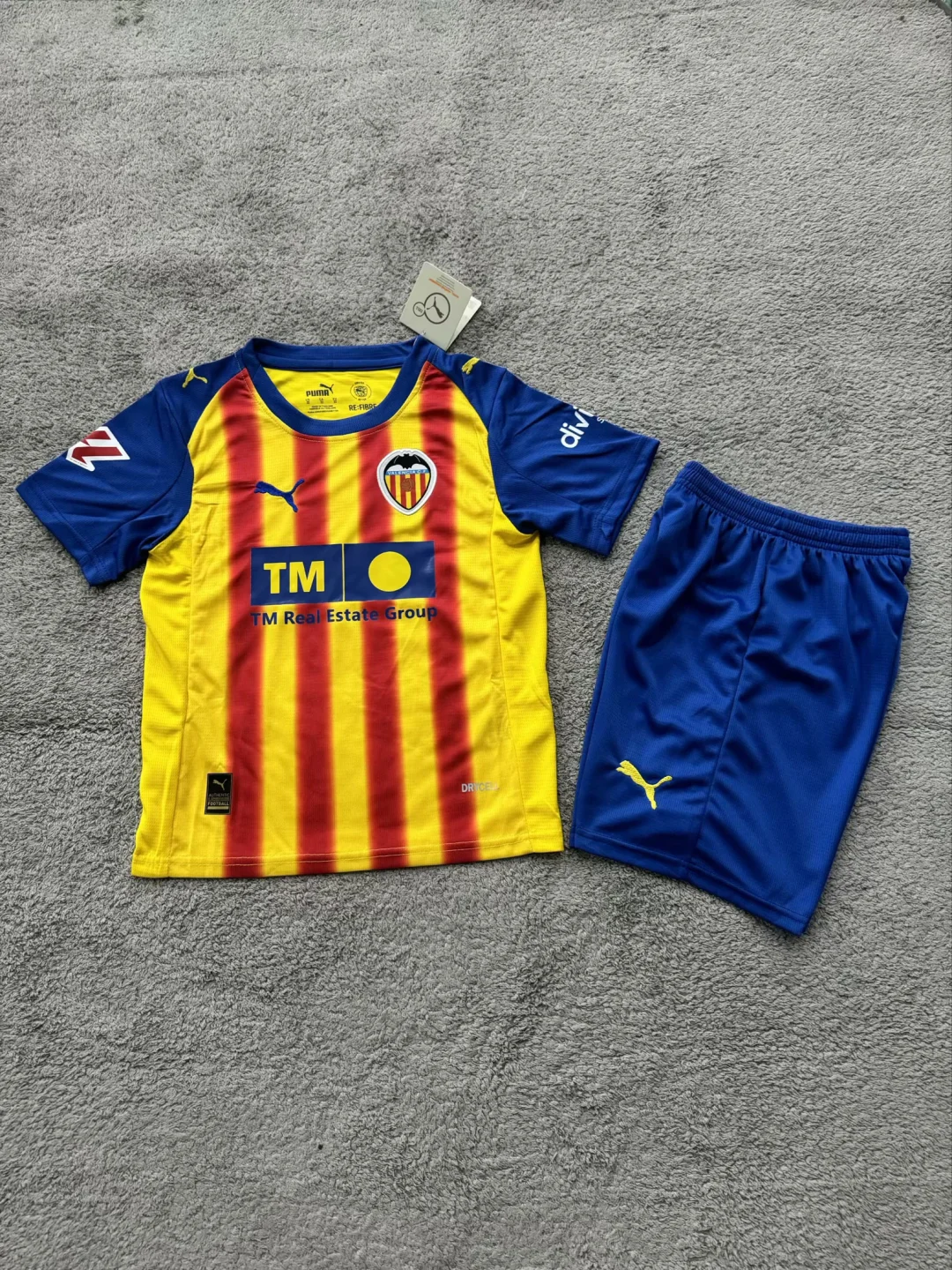 2025/2026 Valencia Third Away FootballShirt Kids Size 1:1 Thai Quality
