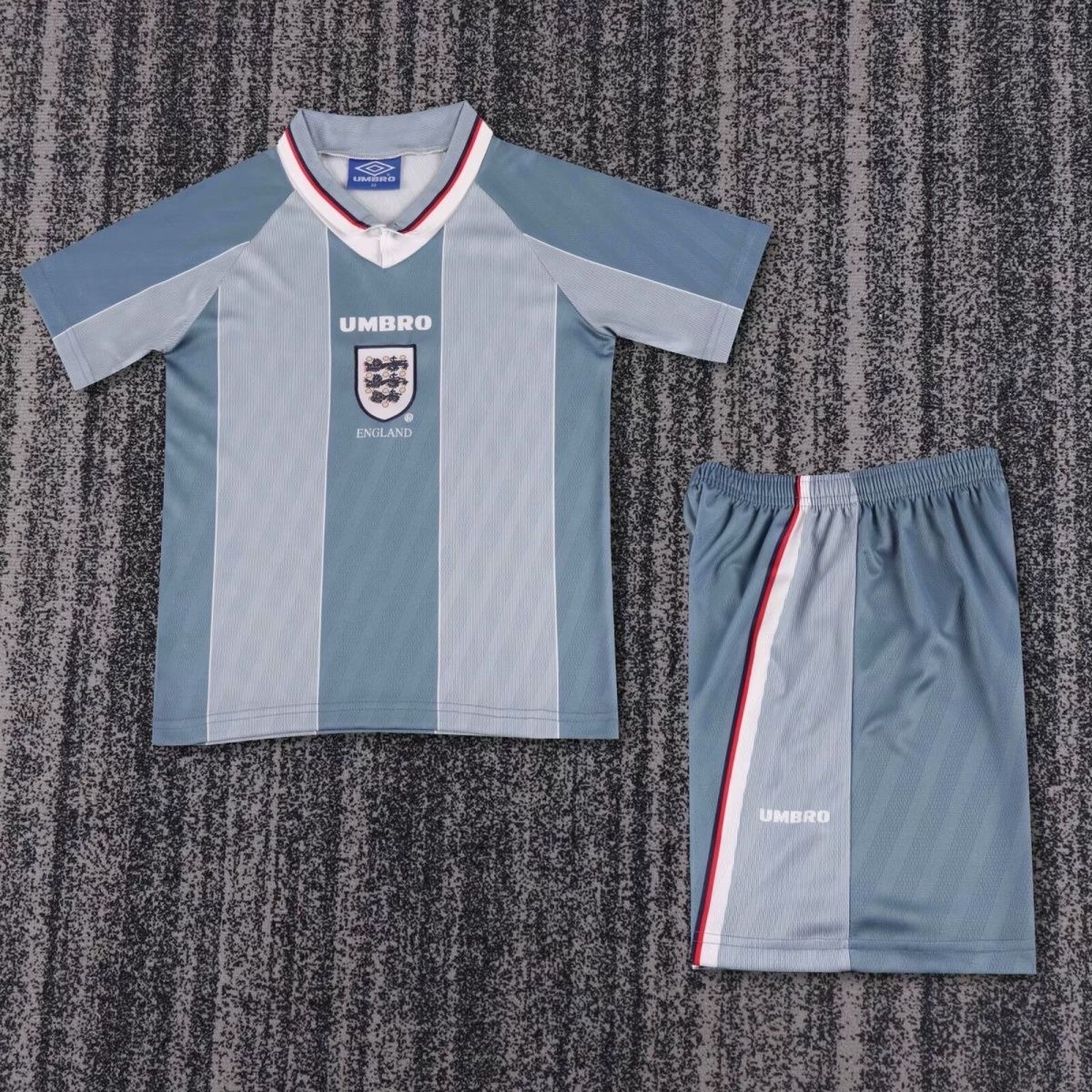 1996 Retro England Away Football ShirtKids Size 1:1 Thai Quality!