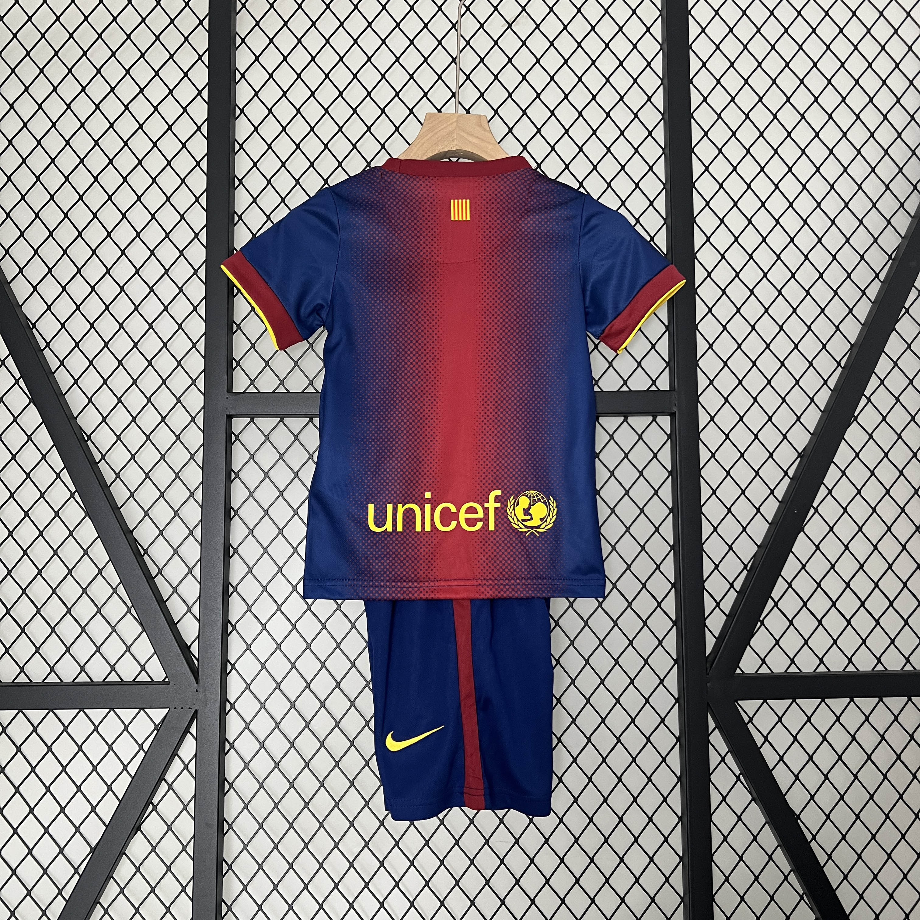 2012/2013 Retro Barcelona Home Football Shirt Kids Size