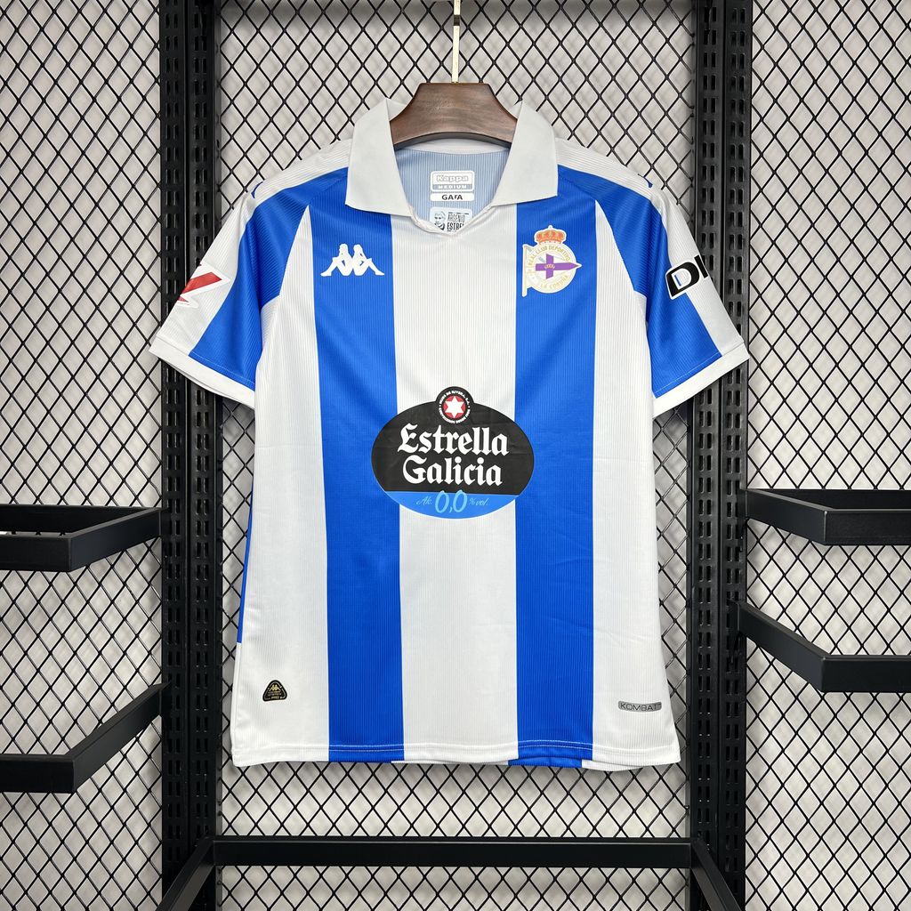 2024/2025 Deportivo de La Coruna Home Football Shirt