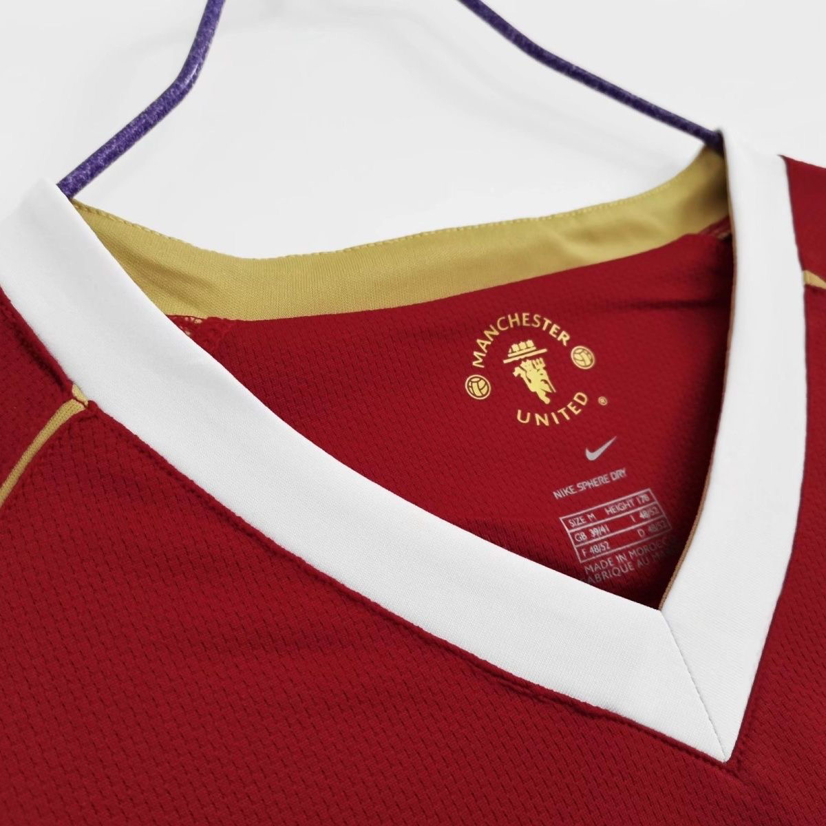 2006/2007 Retro Long sleeveManchester United Home Football Shirt