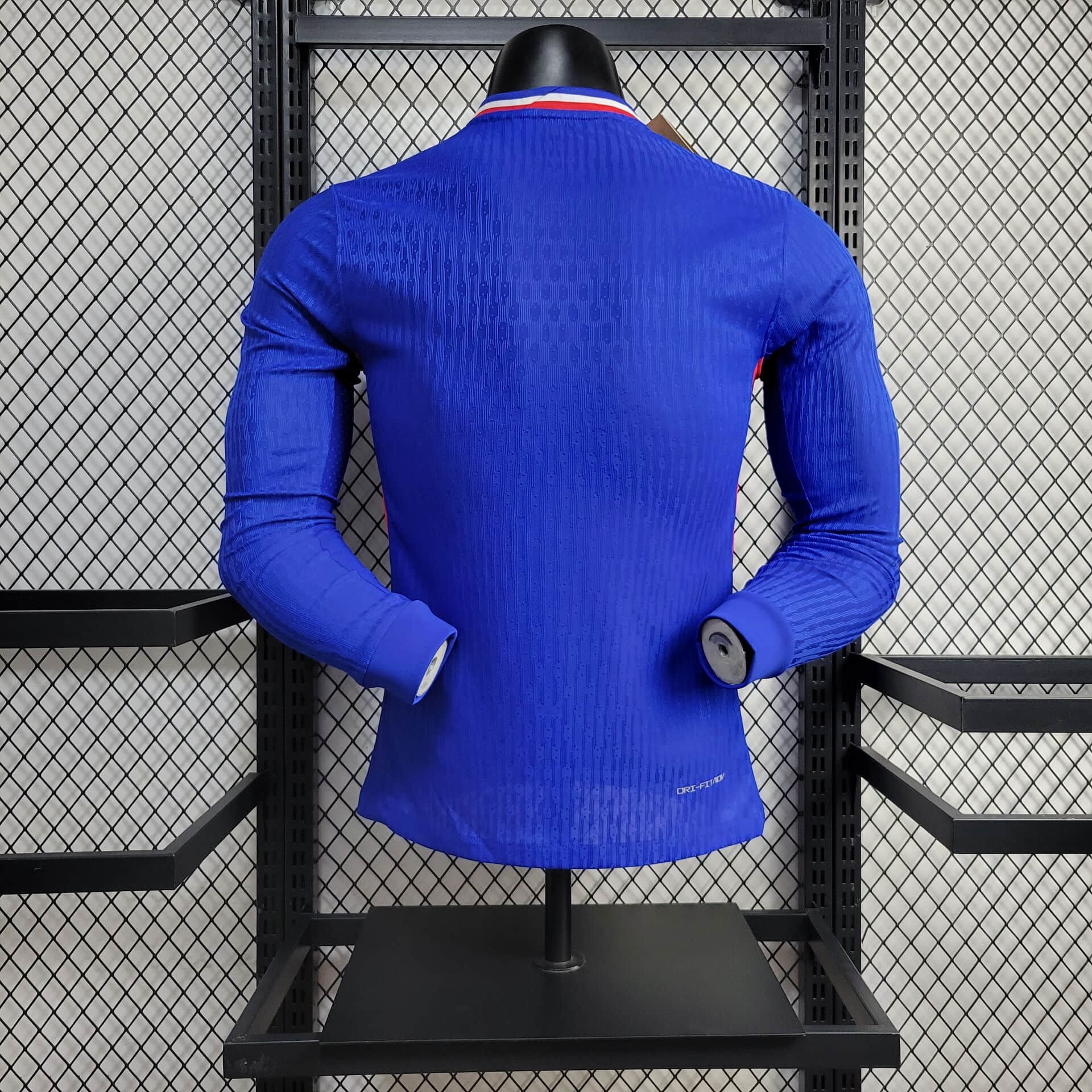 2024 Player Version Long Sleeve France Home Football Shirt