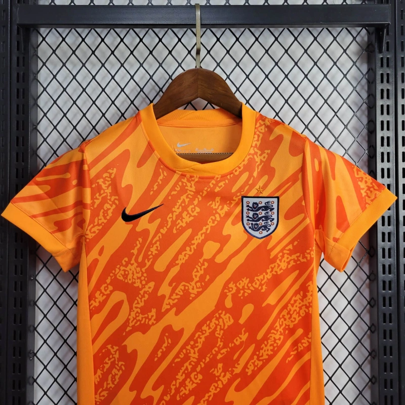 2024 England Goalkeeper Football Shirt Kids Size