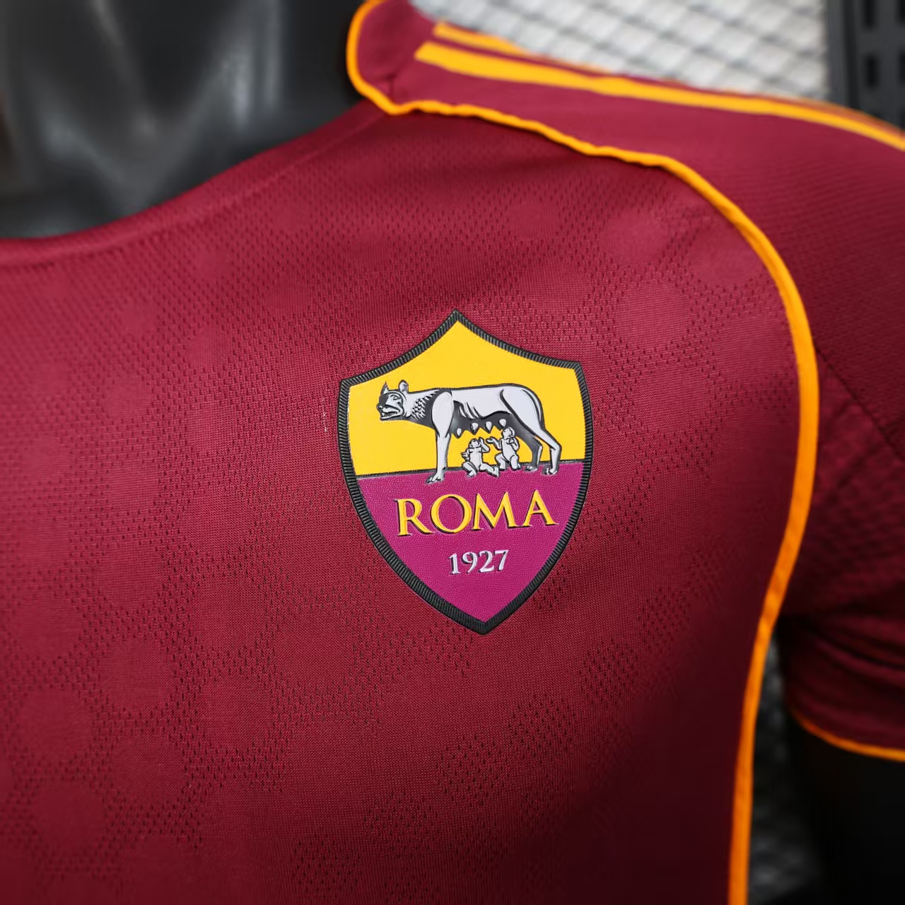 2025/2026 Player Version AS Roma  Home Football Shirt