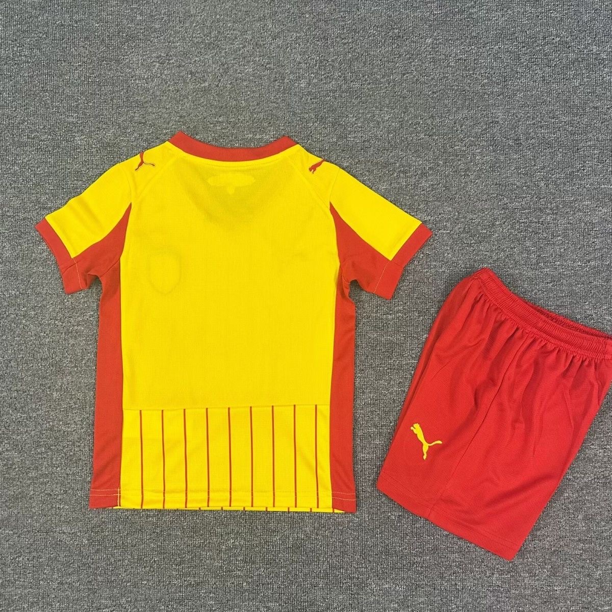 2025/2026 Rc Lens Home Football shirtKids Size 1:1 Thai Quality