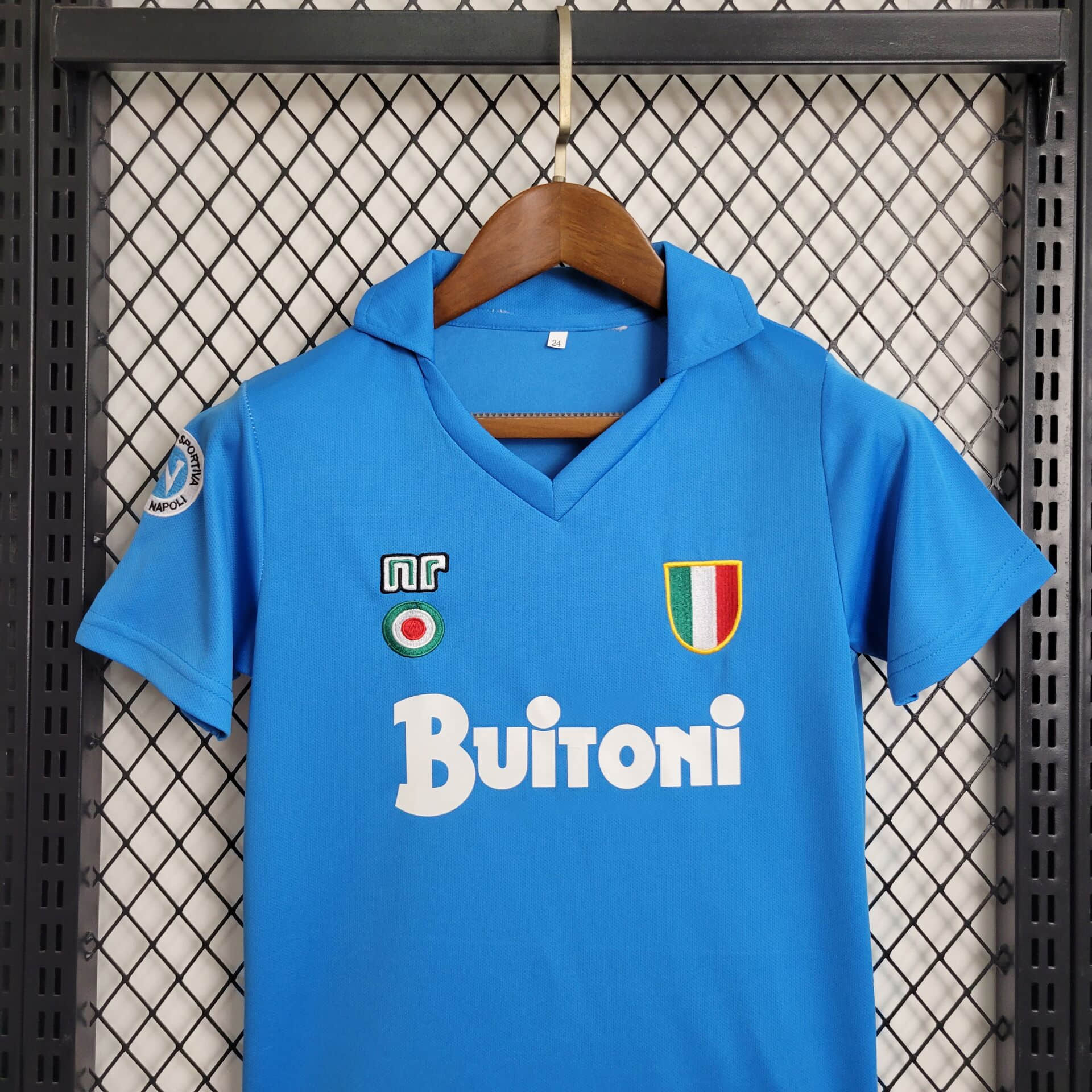19871988 Retro Napoli Home Football Shirt Kids Size