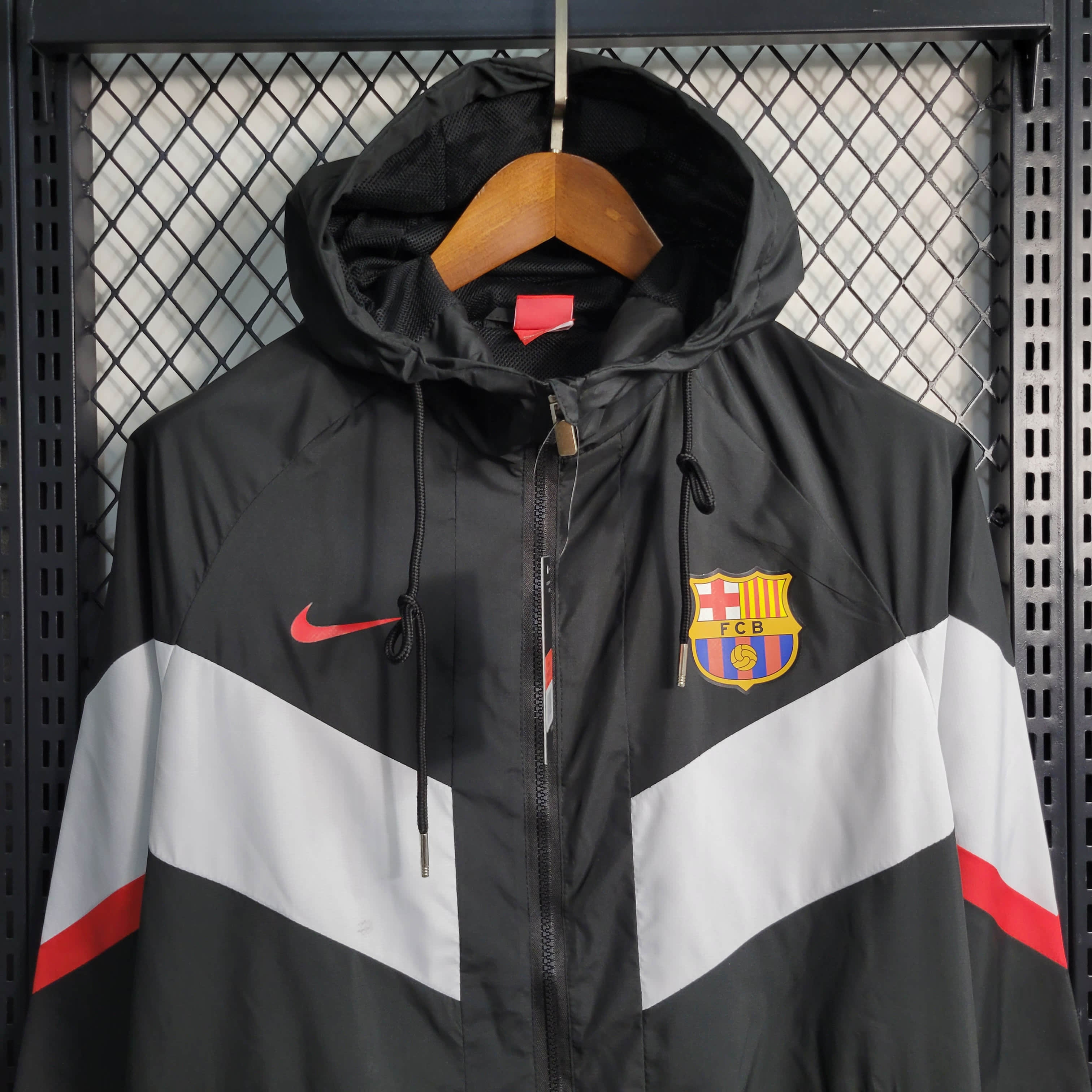 2023/2024 Barcelona Windbreaker Black Football Shirt