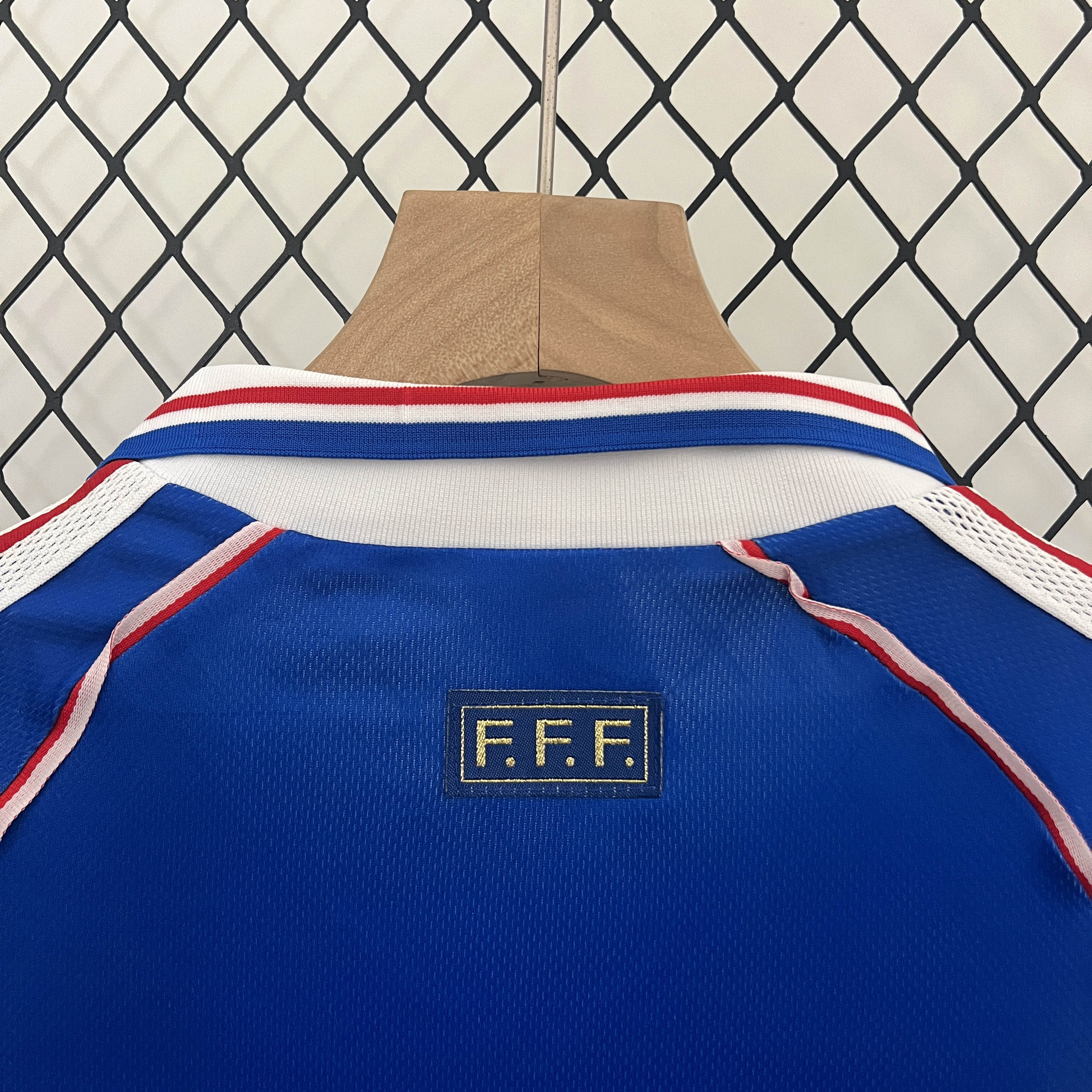 1998 Retro France Home Football Shirt Kids Size