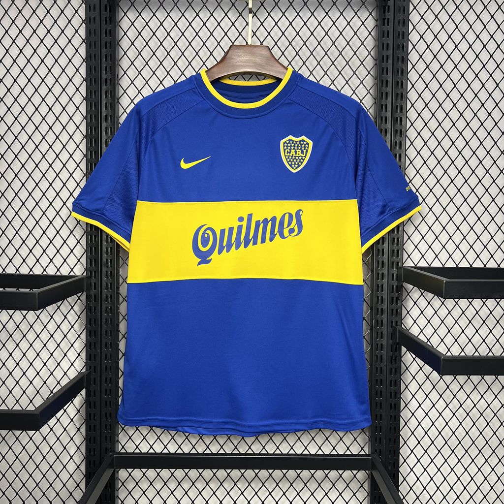 2000/2001 Retro Boca Juniors Home Football Shirt