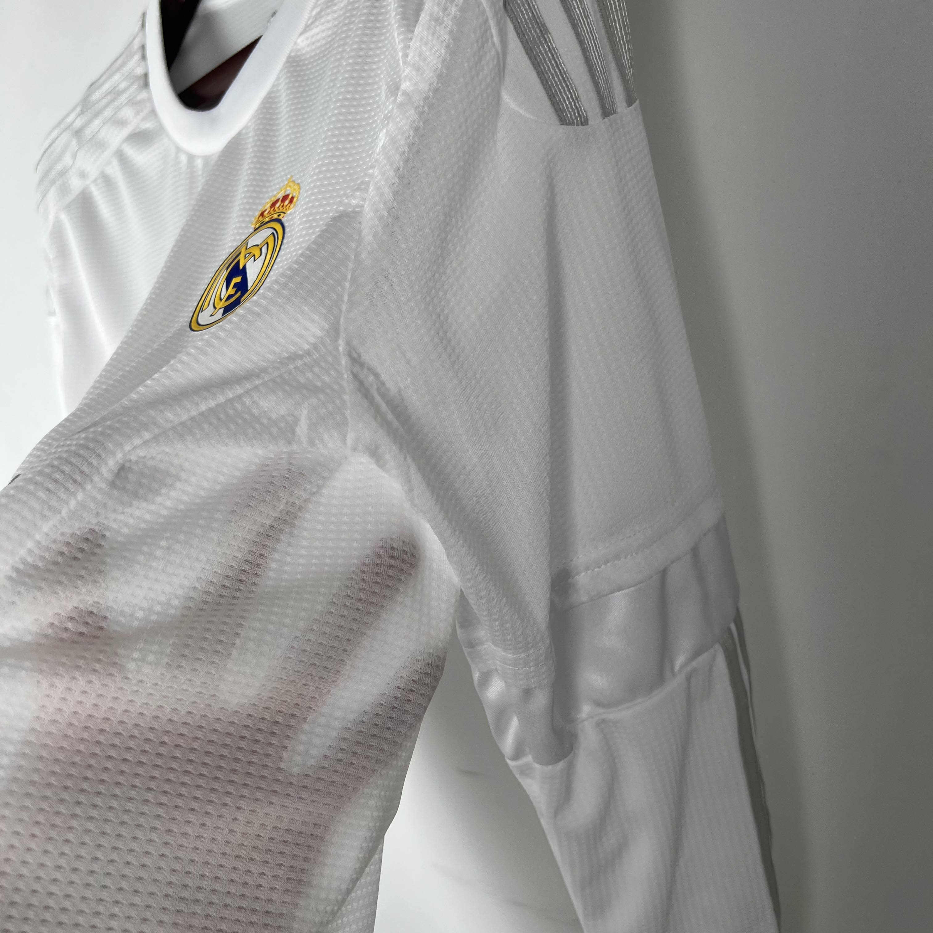 2015/2016 Retro Long Sleeve Real Madrid Home Football Shirt