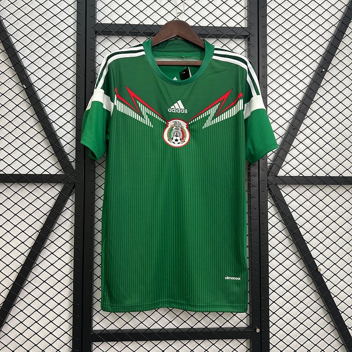 2014 Retro Mexico Home Football Shirt 1:1 Thai Quality
