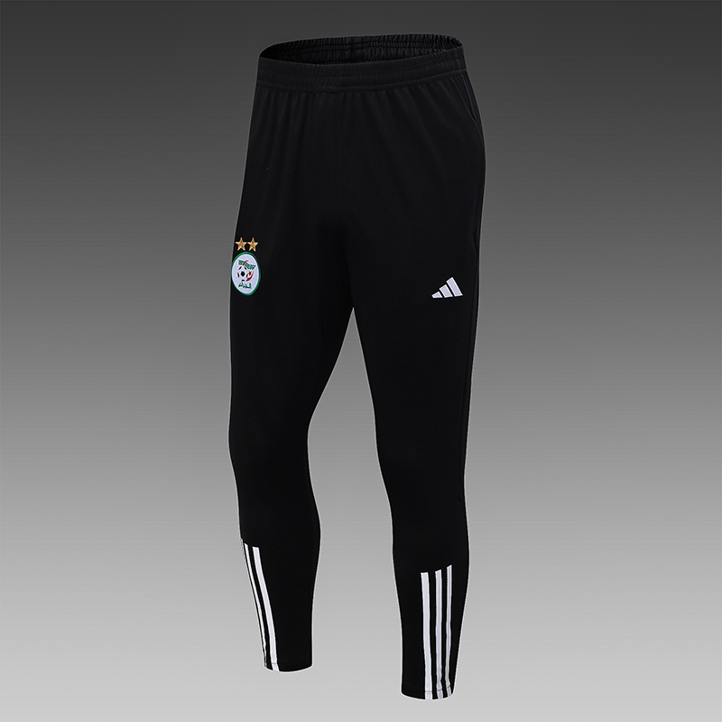 2022 Algeria Half-Pull Training Suit Black Football Shirt Set