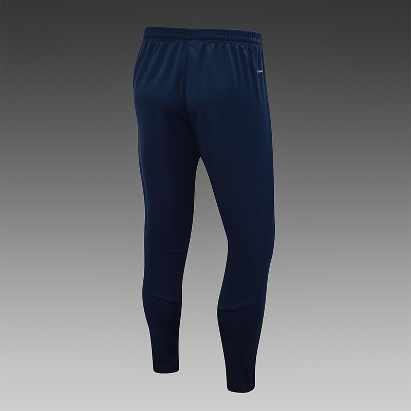 2023/2024 Real Madrid Half-Pull Training Suit Royal Blue Football Shirt Set