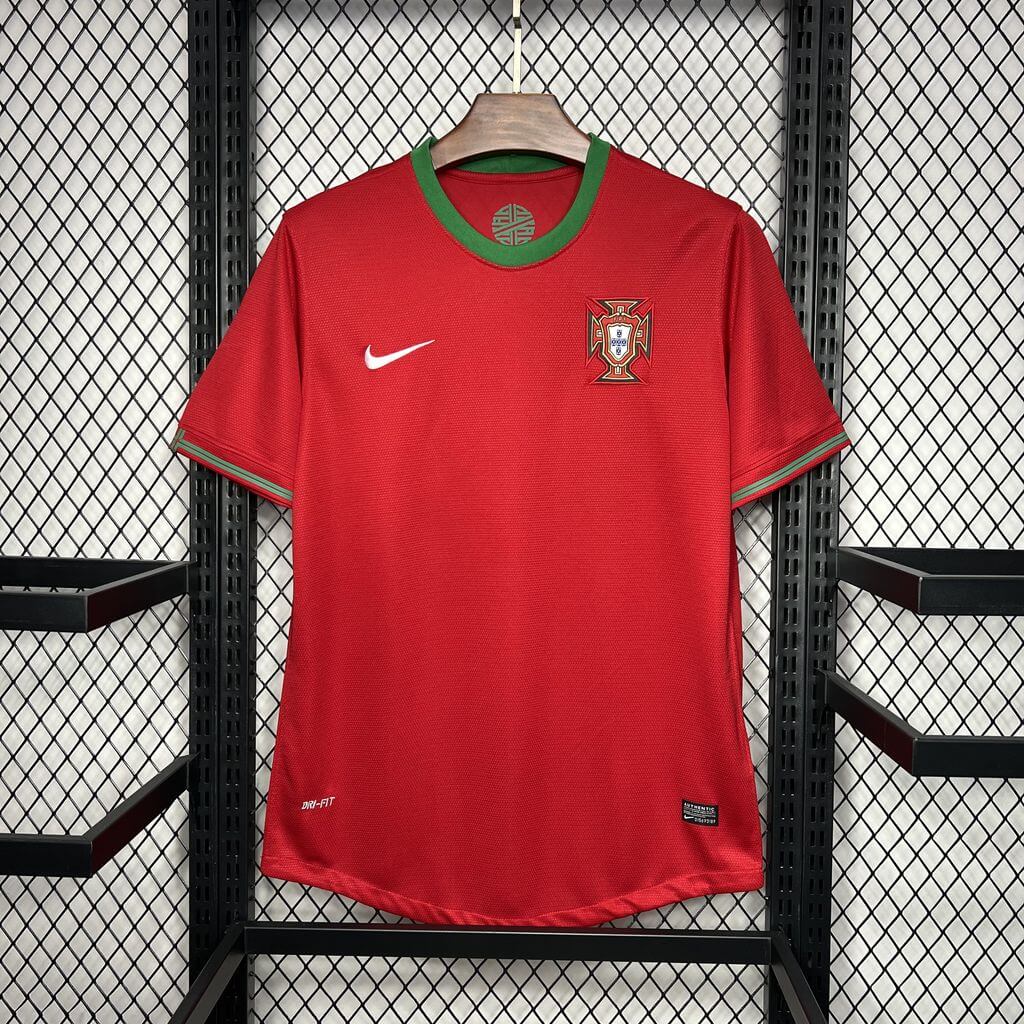 2012 Retro Portugal Home Football Shirt