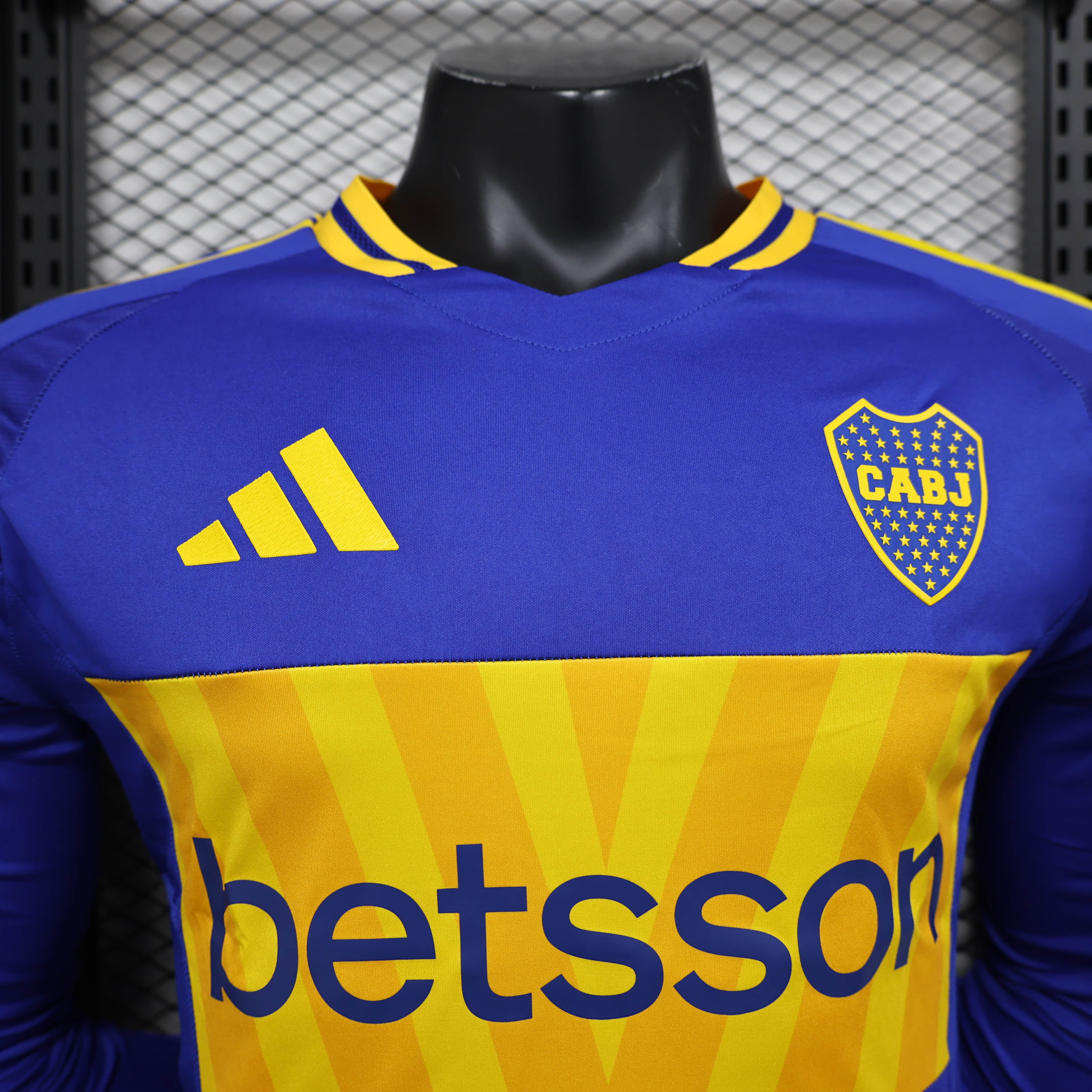 2024/2025 Long Sleeve Player Version Boca Juniors Home Football Shirt